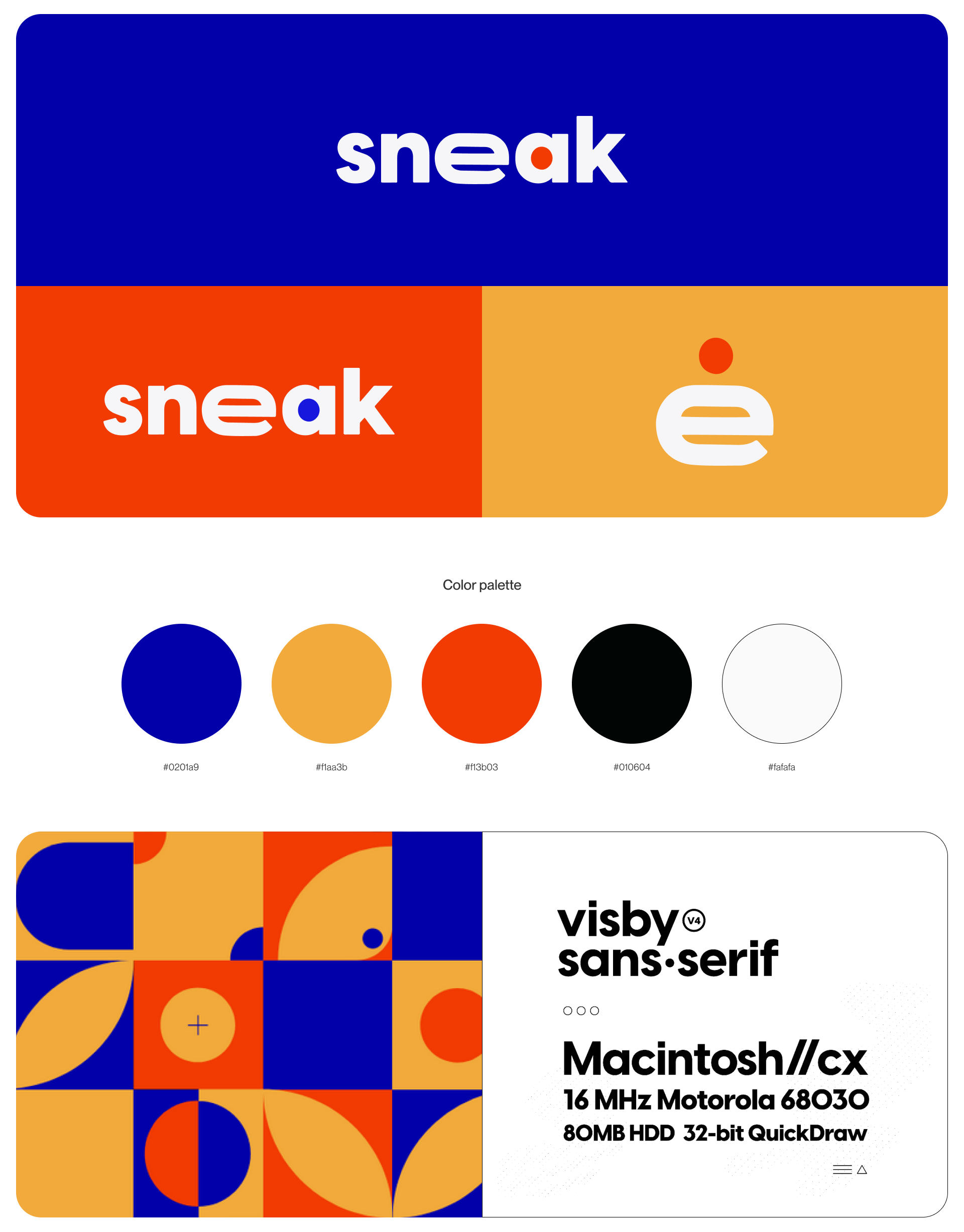 Sneak Visual Identity
