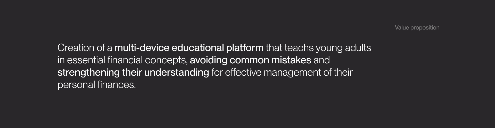 Value Proposition